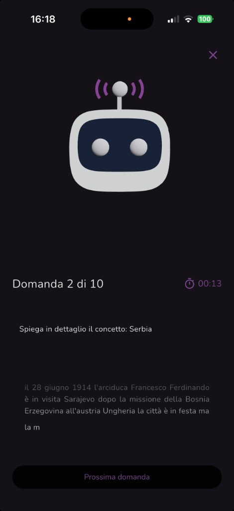 Simulazione orale con timer