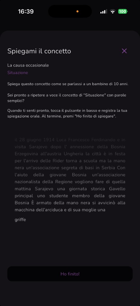 Modalita Spiega con Feynman