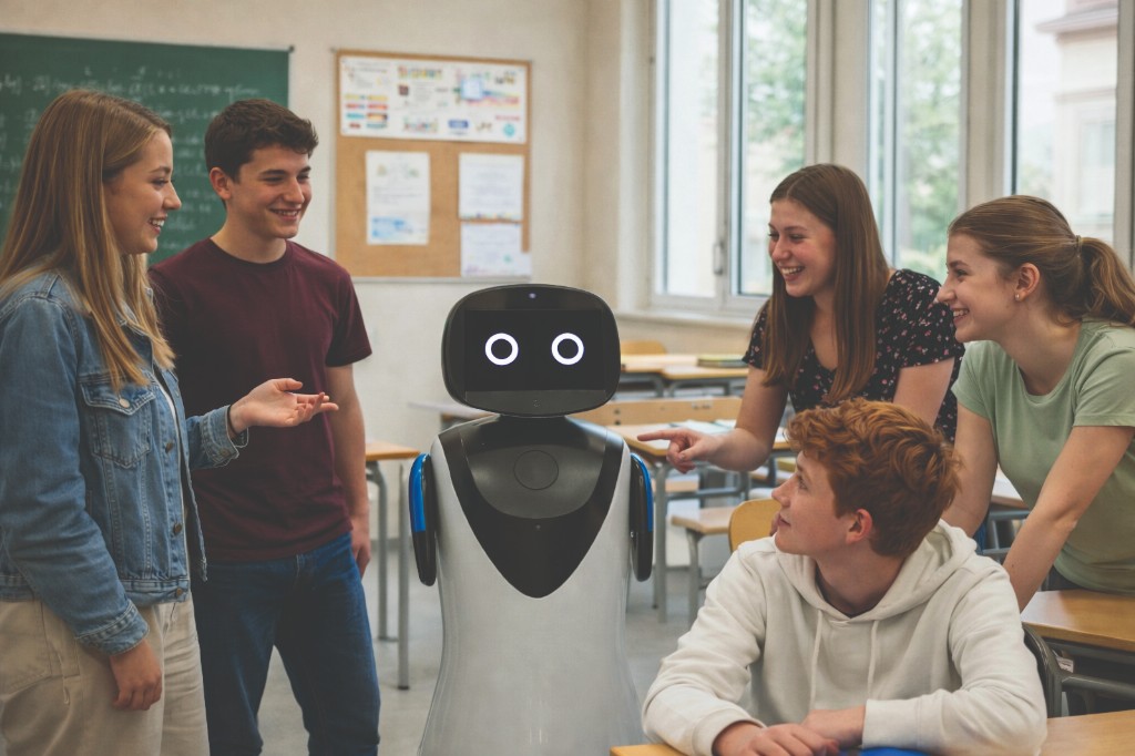 Jeni durante attività didattica